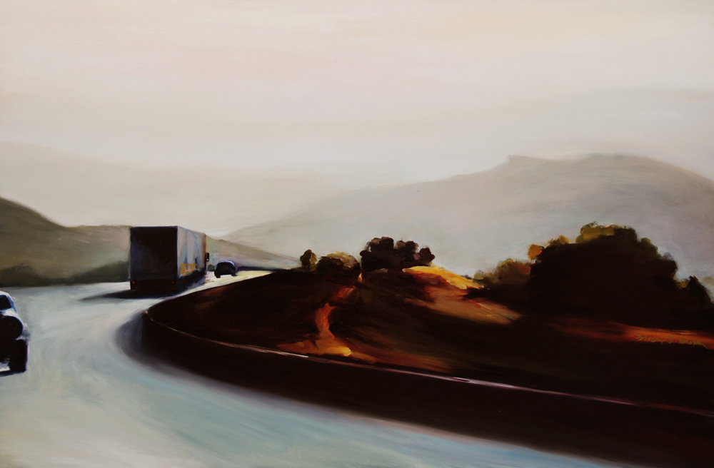 landscape painting by Francene Christianson